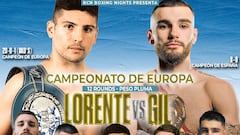 Cristóbal Lorente vs Rubén Gil: el Campeonato de Europa del peso pluma llega a Platja d’Aro