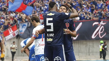 Futbol, Universidad de Chile vs Universidad Catolica