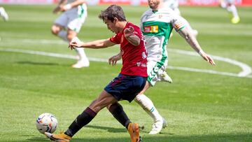 Manu S&aacute;nchez con Osasuna.