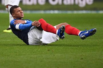 Lesión de Kylyan Mbappé.