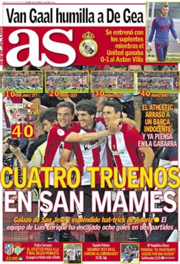 Las portadas de AS de agosto