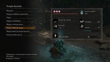 Podemos iniciar Nueva Partida+ en el ídolo del Escultor del Templo desolado, en los Alrededores de Ashina