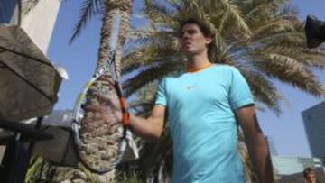 A PUNTO. Nadal, listo para estrenarse en la nueva campaña 2015.