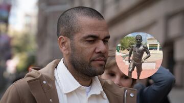 La Justicia brasileña decidirá sobre el futuro de la estatua de Dani Alves en su ciudad natal