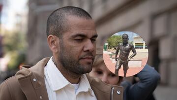 La Justicia brasileña decidirá sobre el futuro de la estatua de Dani Alves en su ciudad natal