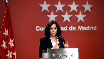 La presidenta de la Comunidad de Madrid, Isabel Díaz Ayuso