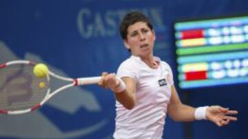 Carla Suárez se despide en los octavos de Gastein