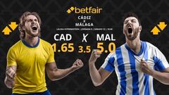 Cádiz CF vs. Málaga CF: horario, TV, pronósticos, estadísticas y clasificación
