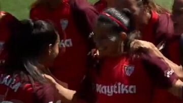 Karen Araya fue la heroína del clásico de Sevilla con este golazo