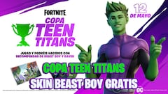 Skin Chico Bestia en Fortnite; cómo conseguirlo gratis en la Copa Teen Titans: hora y cómo participar