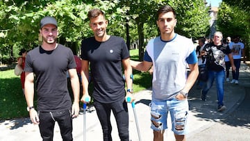 Luca Zidane, Ivan Crespo y Lucas D&iacute;az