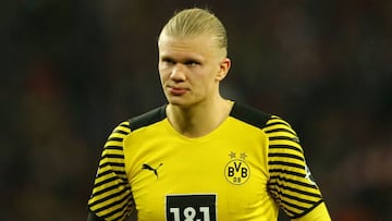 Erling Haaland, jugador del Borussia Dortmund.