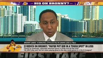 Stephen A. Smith claims Bronny James only in the NBA because he’s LeBron’s son