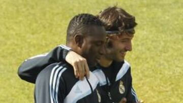 <b>PRETENDIDOS. </b>Diarra y Granero interesan al Hércules.