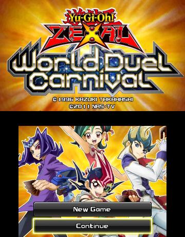 Captura de pantalla - Yu-Gi-Oh! Zexal: Duel Carnival (3DS)