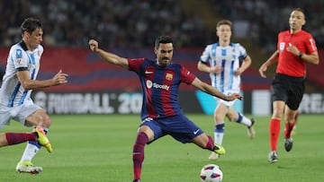 Gündogan, en un partido con el FC Barcelona