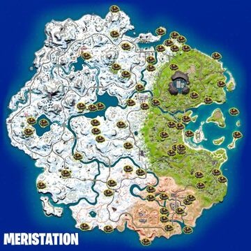 Todas las ubicaciones de fogatas en la Temporada 1 de Fortnite Capítulo 3