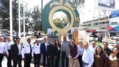 Reinauguran monumento del Mundial 86 en Neza