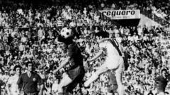 UN GOL QUE SUPONE EL ASCENSO. Este tanto de Felines, en el segundo tiempo, suponía la ventaja del Rayo y con ello el ascenso a la Primera División.