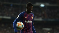 Dembele to miss Champions League quarter-finals with torn hamstring