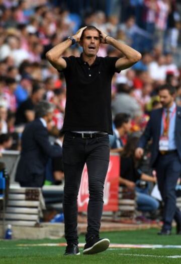 El entrenador del Deportivo de la Coruña, Gaizka Garitano.