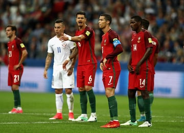Las mejores imágenes del Portugal-Chile en Kazán