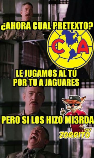 América perdió en Tuxtla ante Jaguares y los memes se ríen