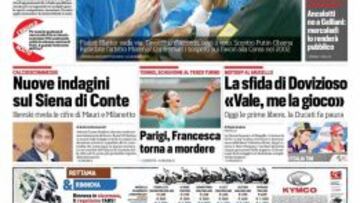 Portada del Corriere dello Sport