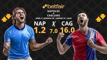 SSC Napoli vs. Cagliari Calcio: horario, dónde ver, pronósticos y clasificación