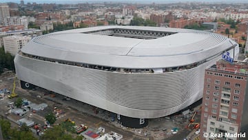 Nuevas fotografías aéreas del avance de las obras del Bernabéu