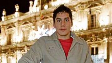 <b>FELIZ Y OPTIMISTA. </b>El canterano Sito posó para AS en Salamanca.