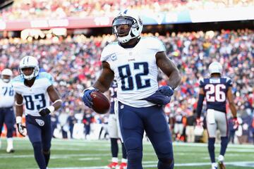 Walker rebasó las 800 yardas por aire y anotó tres touchdowns en 2017.