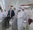 Infantino inaugura el metro de Doha