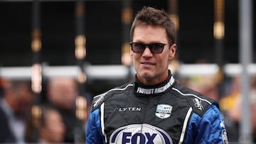 INDIANAPOLIS, INDIANA - MAY 25: Tom Brady attends during the NTT IndyCar Series109th Running Of The Indianapolis 500 at Indianapolis Motor Speedway on May 25, 2025 in Indianapolis, Indiana. James Gilbert/Getty Images/AFP (Photo by James Gilbert / GETTY IMAGES NORTH AMERICA / Getty Images via AFP)