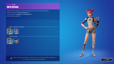 Club de Fortnite agosto 2021: skin Skye Estival y sus objetos ya disponibles