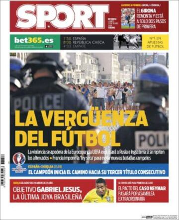 Portadas de la prensa mundial