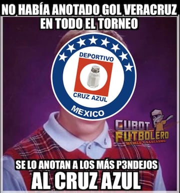 Los mejores memes del Veracruz - Cruz Azul