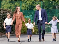 Princess Charlotte and Prince Louis were the stars of a social media post after Spain had beaten England in Berlin.
