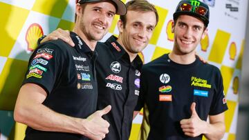 Luthi, Zarco y Rins.