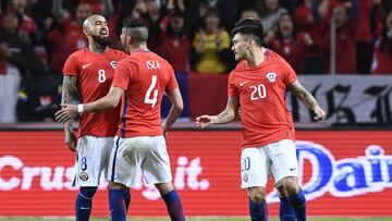Chile nunca perdió ante países nórdicos en partidos Clase A.