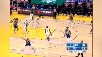 La jugada que demuestra la confianza que tiene Curry