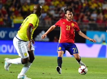 Las mejores imágenes del amistoso España vs Colombia