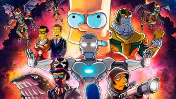 Vengadores Infinity War x Los Simpson: así es el póster del capítulo inspirado en Marvel