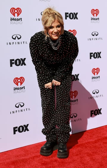 Jax durante la alfombra roja de los iHeartRadio Music Awards 2023.