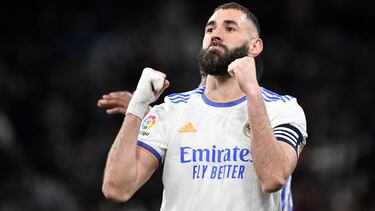 Karim Benzema, delantero del Real Madrid.