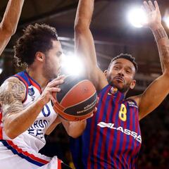 Shane Larkin prepara la metralla para eliminar al Barcelona