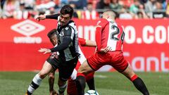 31/03/18 PARTIDO PRIMERA DIVISION 
 GIRONA FC -  LEVANTE UD  JORNADA 30
 JASON ADAY BENITEZ BORJA GARCIA