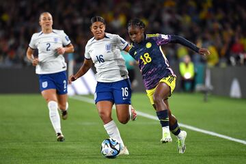 Inglaterra vence a Colombia en cuartos del Mundial Femenino