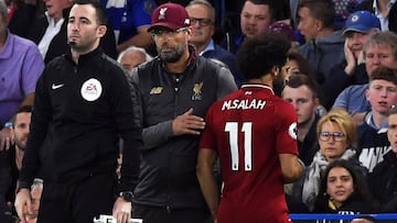 Klopp sustituyó a Salah porque "no fue su mejor partido"
