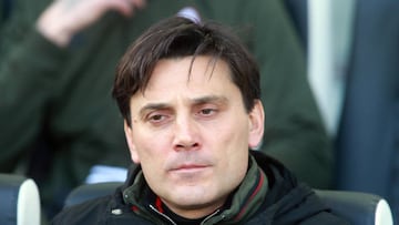 Milan&#039;s head coach Vincenzo Montella 